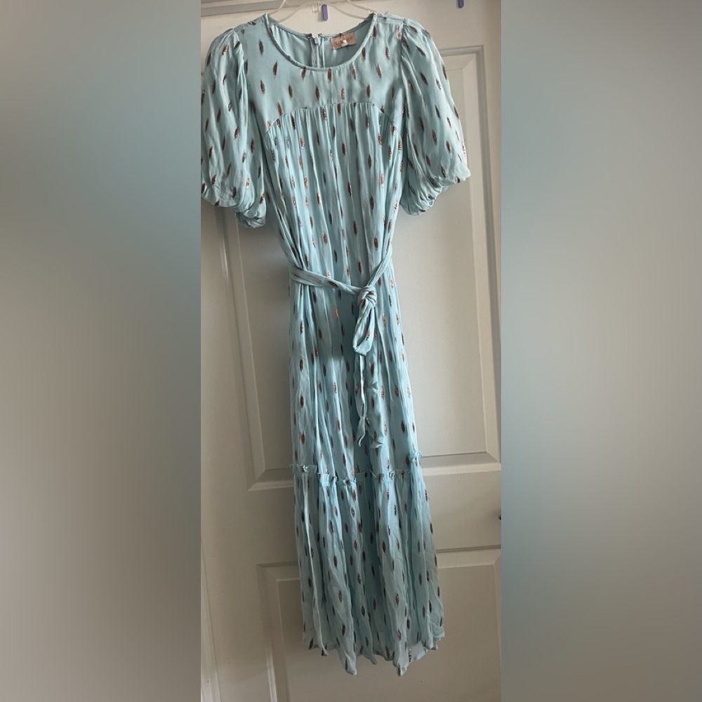 Ciebon Eryn Metallic Fleck Maxi Dress